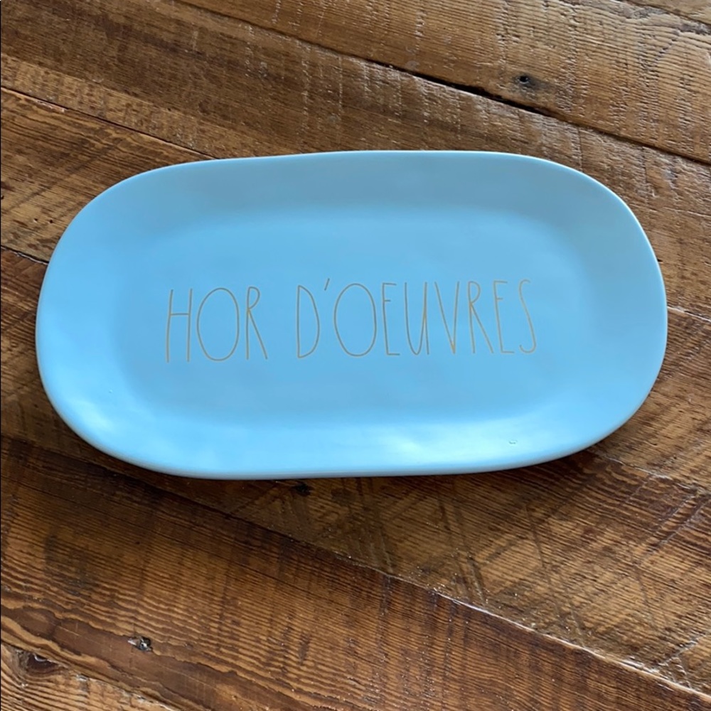 Rae Dunn Blue HOR D’OEUVRES Platter